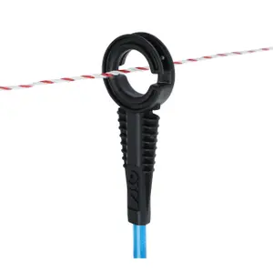 Poste de vedação oval em fibra de vidro, pá única Kerbl Premium (x10) image-3