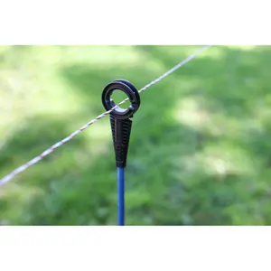 Poste de vedação oval em fibra de vidro, pá única Kerbl Premium (x10) image-4