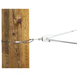 Insulators for electric fence corner solution Kerbl Premium/Topline Horse Wire (x3) image-1