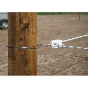 Insulators for electric fence corner solution Kerbl Premium/Topline Horse Wire (x3) image-3