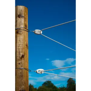 Insulators for electric fence corner solution Kerbl Premium/Topline Horse Wire (x3) image-4