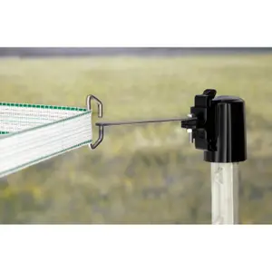 Isolatoren voor elektrische afrasteringen hoekoplossing voor tape/koord Kerbl T-Post (x4) image-2