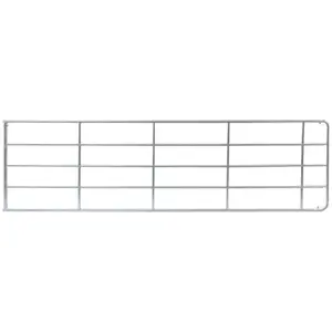 Recinzione per erba zincata regolabile Kerbl 4 à 5m