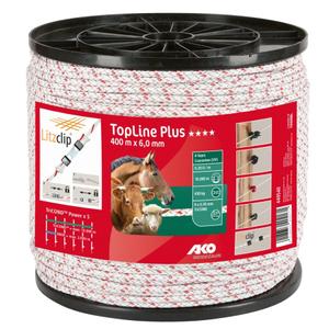 449540-cuerda-para-caballo-kerbl-top-line-plus-blanco-rojo-400-m