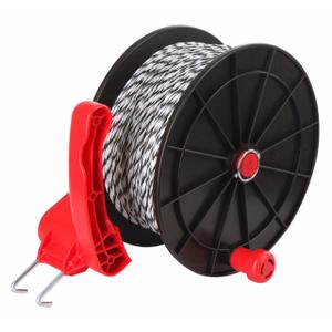 449596-haspel-met-tricondraad-kerbl-big-wit-zwart-500-m