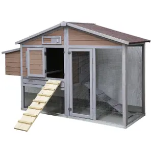 houten kippenhok ladder Kerbl image-1