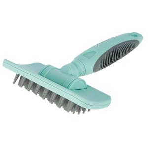 80055-dog-brush-massage-kerbl-turquoise-gray-18x12-cm