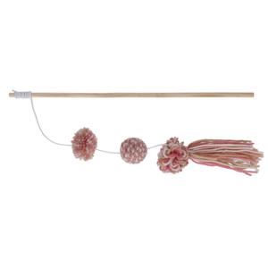 80485-cat-toy-fishing-rod-kerbl-cuddle-x1-brown-pink-white-40x5-cm