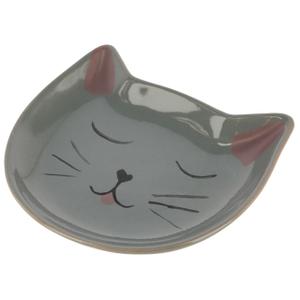 80544-ceramic-cat-plate-kerbl-kitty-x1-grey-14x14-5-cm