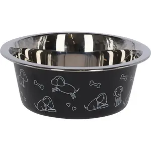 Stainless steel dog bowl Kerbl Pet