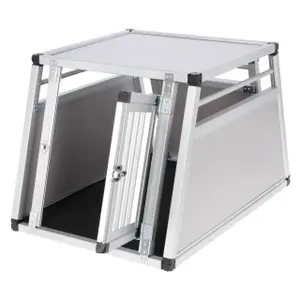 Jaula de transporte de aluminio 1 puerta Kerbl Barry image-1