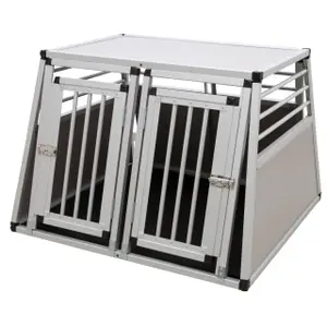 Jaula de transporte de aluminio 2 puertas Kerbl Barry image-0