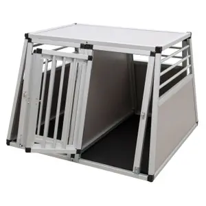 Jaula de transporte de aluminio 2 puertas Kerbl Barry image-1