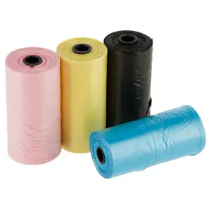 Set of 50 dog waste Bags in display Kerbl