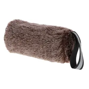 80784-plyschig-inlarningsrulle-kerbl-brun-gra-16x7-cm