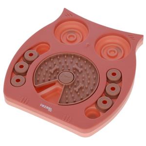 80944-dog-puzzle-and-learning-game-kerbl-owl-salmon-brown-30-cm