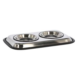 Stainless steel bowl duo Kerbl