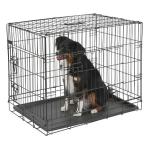 Dog transport cage with 2 doors Kerbl image-1