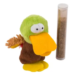 Plush toy for duck cat with catnip Kerbl (x1)
