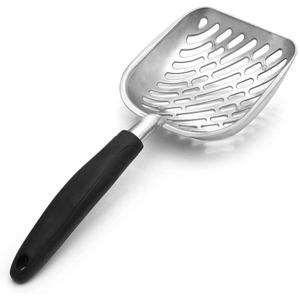 81695-aluminium-litter-scoop-kerbl-black-35x14-cm