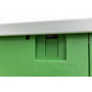 Mobile plastic chicken house 2 boxes Kerbl image-4