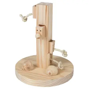 81764-pusselspel-for-gnagare-kerbl-feedtree-beige-25x25x30-cm