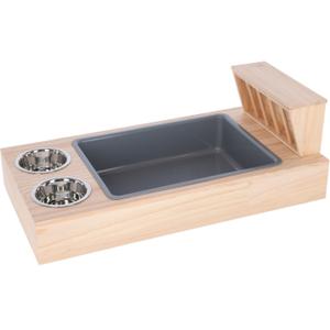 81833-litter-box-with-feeding-station-for-rodents-kerbl-beige-250-ml