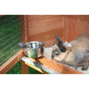 Skål i rustfrit stål til gnavere Kerbl image-1