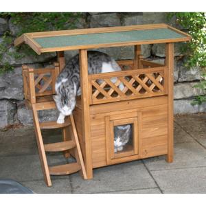 Abri pour chat Kerbl Lodge image-3