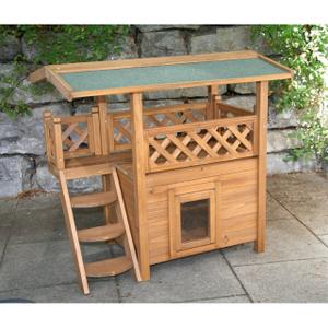 Abri pour chat Kerbl Lodge image-2