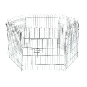 Hexagonal outdoor enclosure for rodents Kerbl image-1