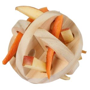Wooden rodent snack game/ball Kerbl image-1