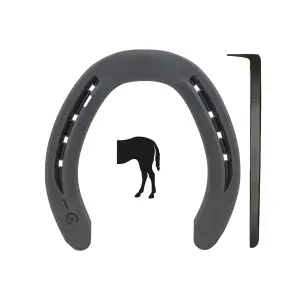 Fer à cheval achter met 1 pinçon Kerckhaert ST Special (x20)