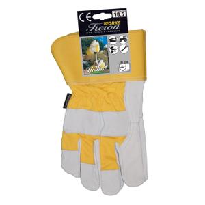 Leather gardening gloves Keron Worker image-1