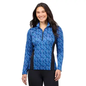 Women's Long Sleeve Printed Riding Polo Kerrits Equibreeze Ice Fil image-1