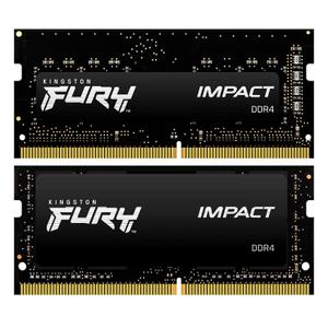 Kit mémoire RAM PC Kingston SODIMM DDR4 Fury Impact 3200Mhz (x2) image-1