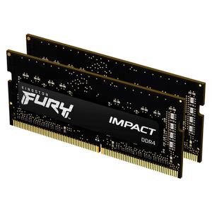 Kit mémoire RAM PC Kingston SODIMM DDR4 Fury Impact 3200Mhz (x2) image-2