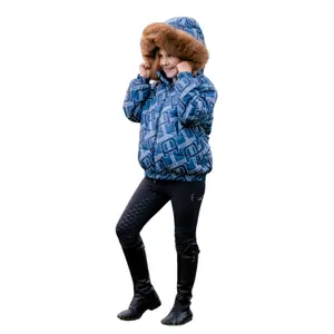 Girls' hooded riding jacket Horseware Zia Alessandro Albanese® image-4