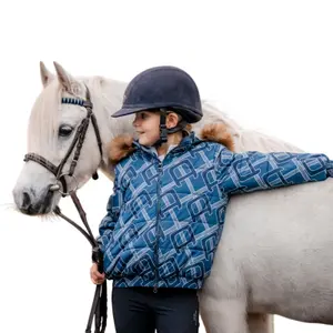 Girls' hooded riding jacket Horseware Zia Alessandro Albanese® image-5