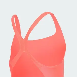Eén stuk zwempak met open rug voor meisjes adidas 3-Stripes image-2