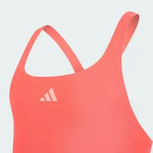 Eén stuk zwempak met open rug voor meisjes adidas 3-Stripes image-4