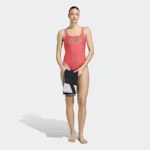 Eén stuk bikini met U-vormige rug voor dames adidas Collegiate image-3