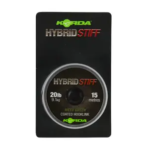 Πλεξούδα με επένδυση Korda Hybrid Stiff 20lb Gravel 15m image-1