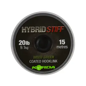 Πλεξούδα με επένδυση Korda Hybrid Stiff 20lb Gravel 15m image-0