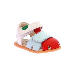 1216840-10-0-33-sandalen-voor-babyjongens-kickers-sumkratch-wit-rood-groen
