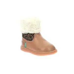 Baby girl booties Kickers Bobofur image-1