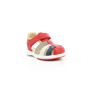 Baby boy sandals Kickers Platinium image-1