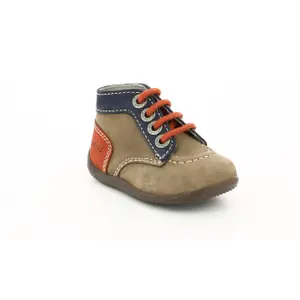 Baby boy booties Kickers Bonbon image-4