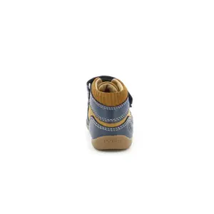 Baby boy booties Kickers Bins-2 image-3