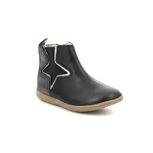 Baby girl booties Kickers Vermillon image-1